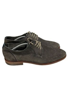 Modern Fiction Suede Lace Up Casual Shoe SZ 11 Grey